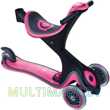 Самокат Globber Evo Comfort Play (розовый/черный) картинка 3